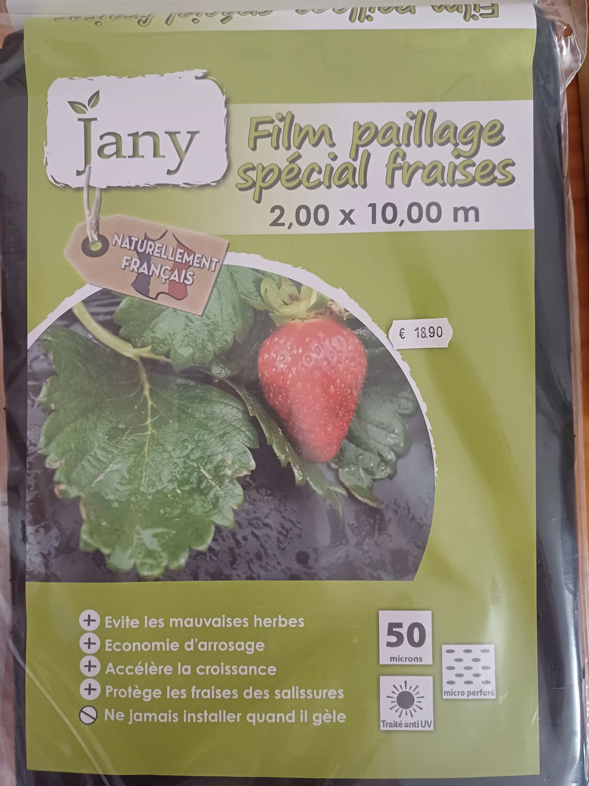 Film de Paillage Spécial Fraises