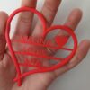 Cœur Personnalisable en Impression 3D – Cadeau Fête des Mères