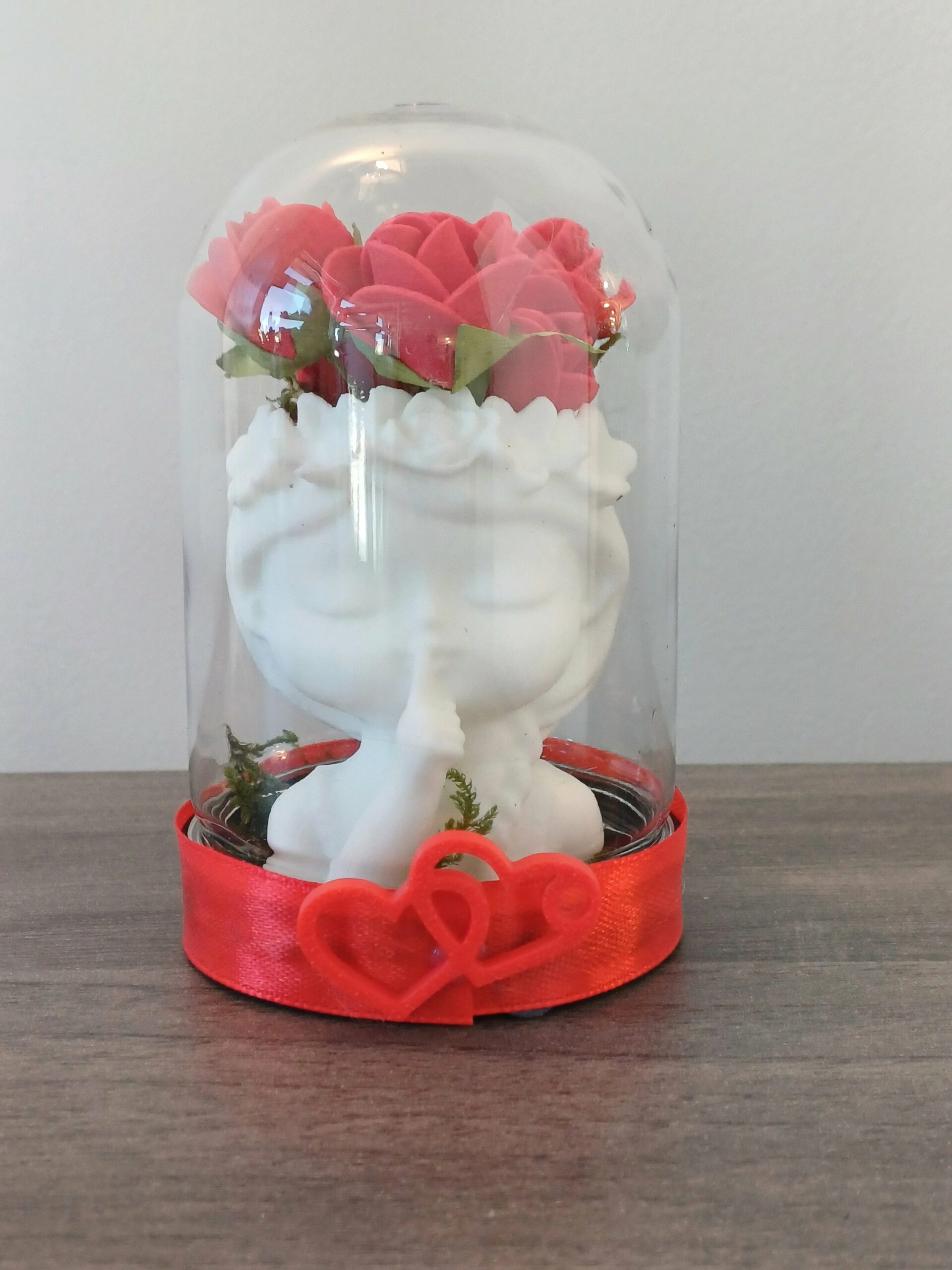 Dôme "Fillette Fleurie" – Création artisanale