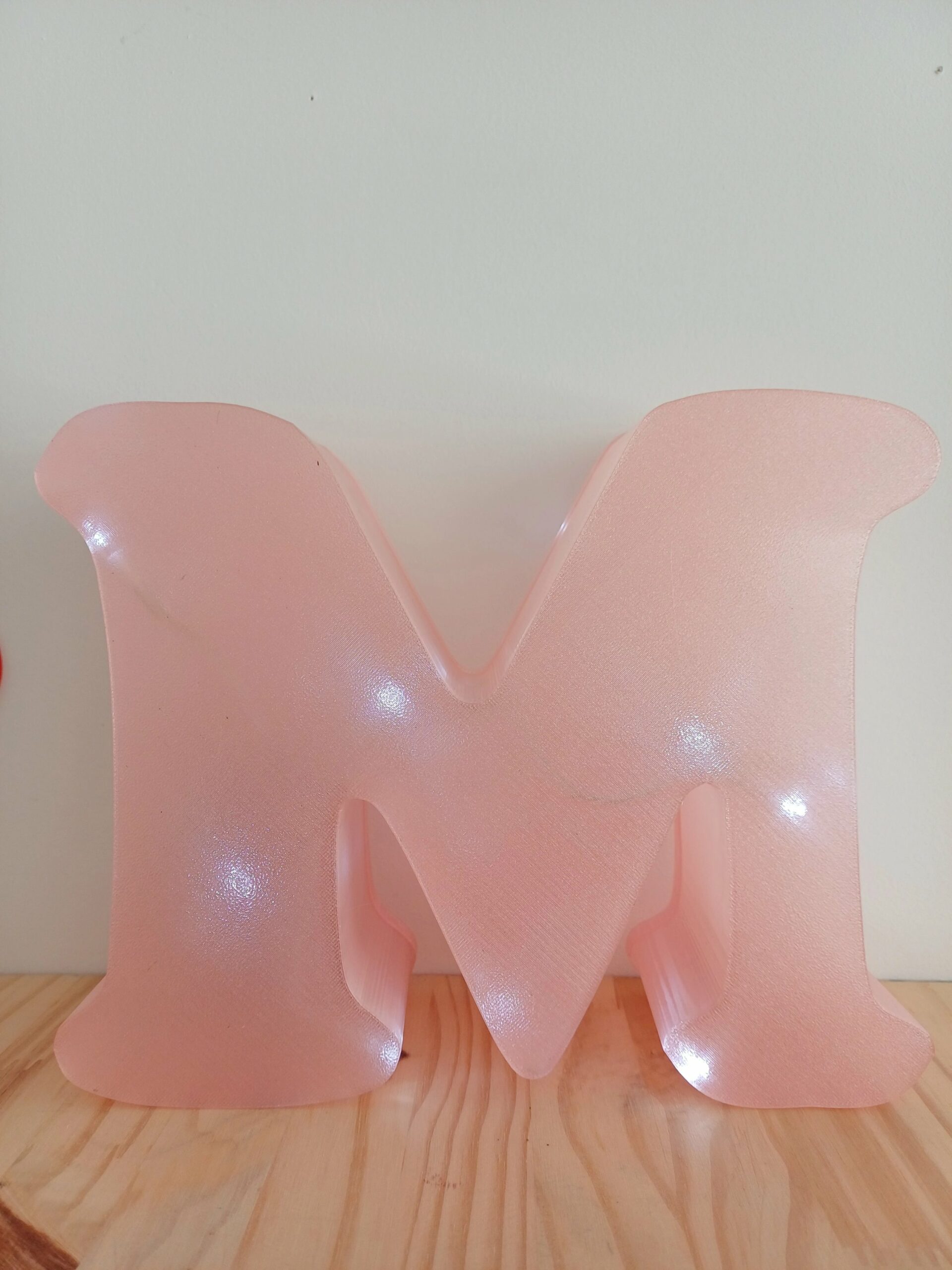 Lettre 3D personnalisée