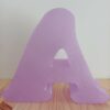 Lettre 3D personnalisée