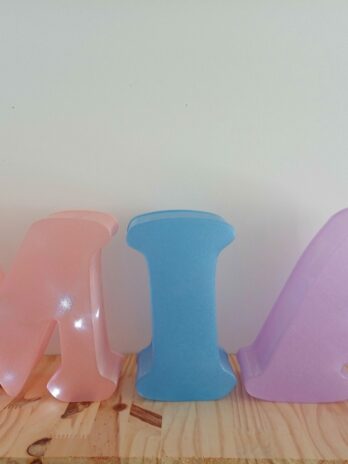 Lettre 3D personnalisée