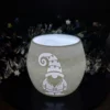 Photophore “Boule de neige” décor gnome – Création 3D féerique et lumineuse