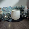 Photophore “Boule de neige” décor étoile – Élégance et lumière pour Noël